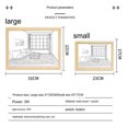 thumbnail image 4 of Pintura con luz LED, lámpara de noche de pared USB ajustable de 3 modos, adornos decorativos para lámpara de mesa con pintura para el hogar, dormitorio, oficina, 16,5*23*4,5 CM, 4 of 4