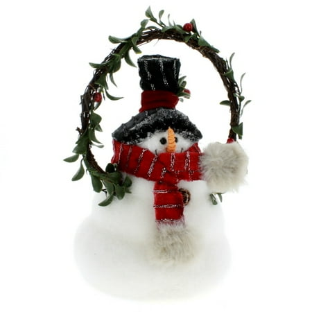 - Velvet Snowman with Scarf