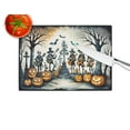 thumbnail image 4 of Mariachi Skeleton Band Spooky Halloween Glass Cutting Board Large 12 in x 15 in, 4 of 5