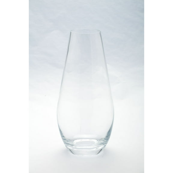 CC Home Furnishings 14" Clear Solid Cylindrical Shaped Glass Vase