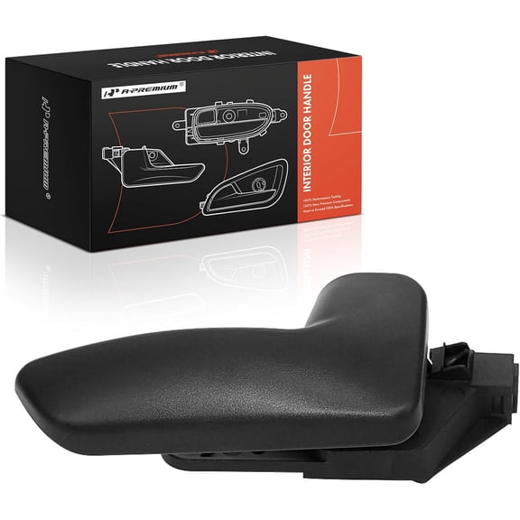 A-Premium Front Right Passenger Side Interior Door Handle Compatible with Ram ProMaster 1500 2500 3500, 2014-2021, Textured Black, Replace# 1ZA10JXWAC, 1ZA10JXWAA