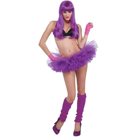 Neon Purple Retro Ballet Costume Crinoline Tutu