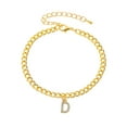 thumbnail image 1 of Xihbxyly Pulsera de Diamantes para Mujer, Accesorios de Vestir, Hebilla Abierta, Oro y Pulsera, 1 of 2