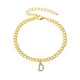 thumbnail image 2 of Xihbxyly Pulsera de Diamantes para Mujer, Accesorios de Vestir, Hebilla Abierta, Oro y Pulsera, 2 of 3