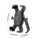 thumbnail image 4 of Xihbxyly Soporte para Teléfono de Bicicleta, con Tres Garras Que Absorben Los Impactos, Abrazadera Ajustable de 360°, Instalación Segura para Navegación, Compatible con Dispositivos de 4,5 a 6,5 Pulg, 4 of 7