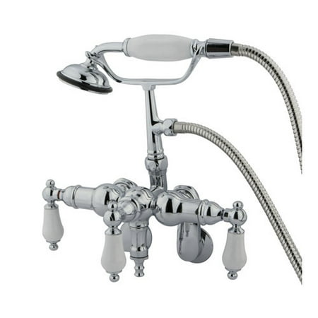 UPC 663370095542 product image for Kingston Brass CC422T Vintage Wall Mounted Clawfoot Tub Filler with Personal Han | upcitemdb.com