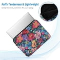 thumbnail image 2 of FORMRS 13-13.3 inch Laptop Sleeve Case Soft Carrying Quilted Computer Bag Cover, Serene Floral Pattern, 2 of 7