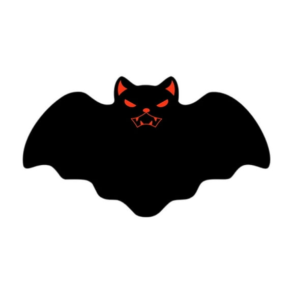 BinKFF Halloween Decoration Interior - 31x47 inchs Bat Rug Gothic Rug Welcome Mat Soft Indoor Modern Area for Living Room Bedroom Home Decor Nursery Holiday Decorative