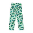 thumbnail image 6 of Balery Green Sea Turtle print Men's Pajama Pants,Ultra Lightweight Pjs,Lounge Pant-Small, 6 of 9