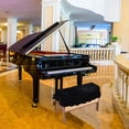 thumbnail image 3 of Miangastore Piano Stool Cover Black 1Pcs 23.6x17.7in, 3 of 9