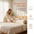 thumbnail image 2 of Unique Bargains 2 Pack Pillowcase Soft Cooling Cotton Pillow Cases Breathable Yellow C, 2 of 5