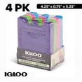 thumbnail image 2 of Igloo 4-Pack MaxCold Small Ice Freeze Block, Multi Color, Made for Portable Food Cooling, 2 of 16