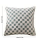 thumbnail image 3 of Funda de almohada decorativa de felpa 17.71x17.71 pulgadas | Funda de almohada suave de poliéster | Cremallera invisible | Lavable a máquina | Home Sofá Sofá Funda de cojín | Azul Claro Rosa Café, 3 of 6