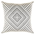 thumbnail image 2 of TreeWool (Pack of 2) Kaleidoscope Accent Decorative Square Cotton Throw Pillow Covers (16" x 16", Graphite Gray), 2 of 6