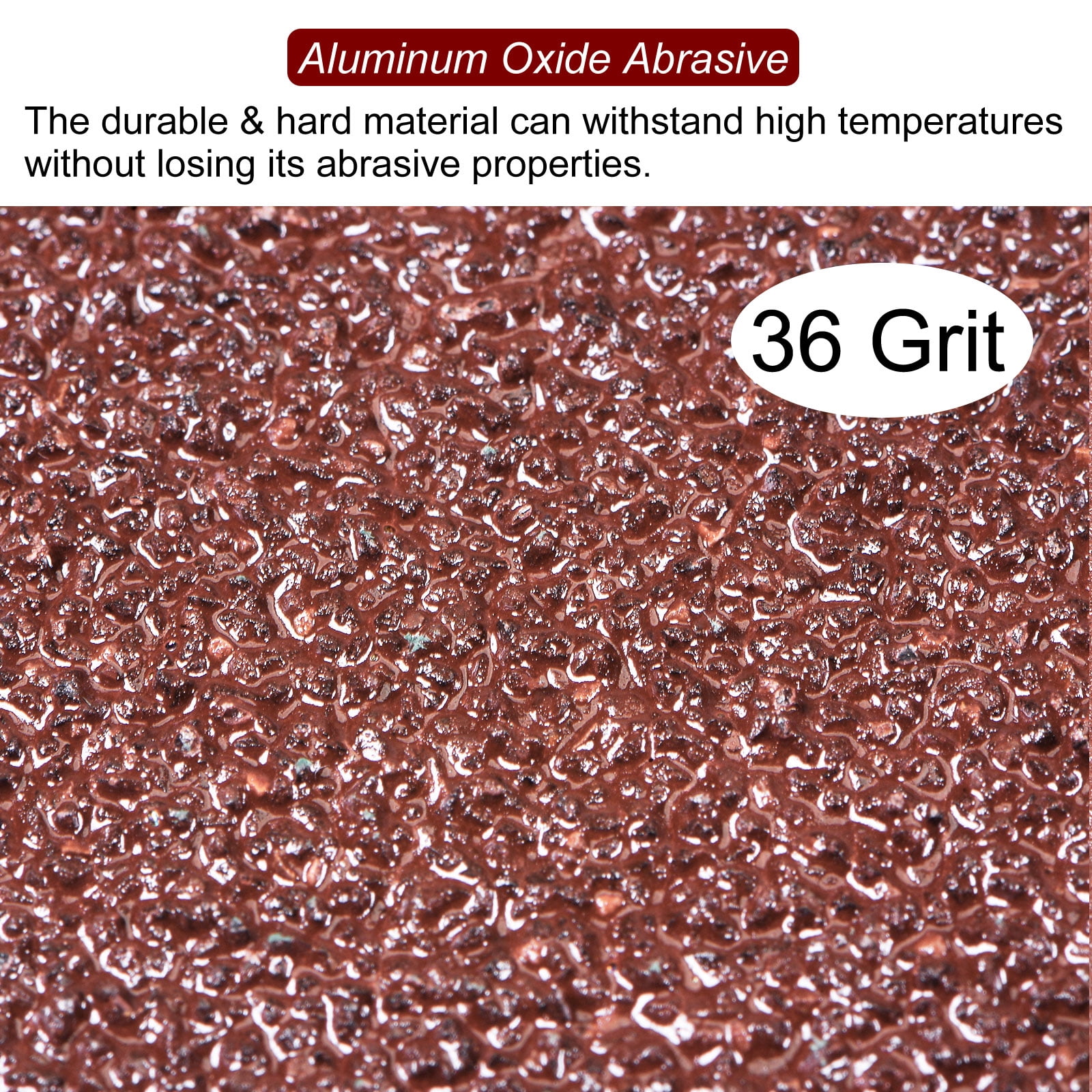 WA 25-Pack 4-1/2 X 7/8 Inch 36 Grit Aluminum Oxide Resin Fiber Sanding & Grinding Discs – For Angle Grinders – Aggressive Metal, Wood & Fiberglass Removal
