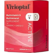 Vivioptal Multivitamin & Multimineral Supplement with Ginseng & Omega-3 Capsules, 90 Count
