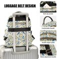 thumbnail image 3 of FORMRS Mini Backpack Purse for Women Quilted Travel Daypack Casual Shoulder Bag, Blue Birds Pattern, 3 of 7