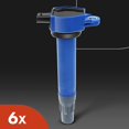 thumbnail image 6 of A-Premium Set of 6 (Blue) Ignition Coil Pack Iridium Spark Plug Compatible with Chrysler 300 2006-2010, Sebring 2006-2010, Town & Country 2008-2010 & Dodge Avenger 2008-2010, 6 of 8