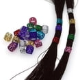 thumbnail image 2 of Dreadlocks Perlas Trenzadas Puños Coloridos Accesorios Pa El Cabello Tubo De Filigrana 80 De 0.39 Pulgad Longitud SM SunniMix Extensiones de cabello Bead Tube Bead, 2 of 8