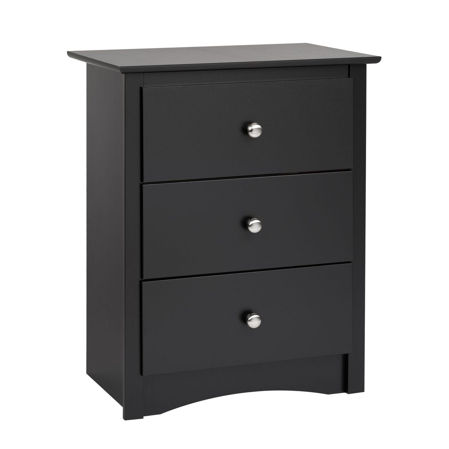 Prepac 23 in W x 29 in H x 16 in D Sonoma 3-Drawer Tall Nightstand