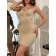 thumbnail image 4 of 1 Pack Seamless Body Shaper for Women Under Dress One Piece Full Slip Tummy Control Shapewear Dress with Adjustable Spaghetti Strap, 4 of 7
