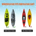 thumbnail image 6 of KFFKFF Adjustable Kayak Cart Canoe Boat Carrier 280lbs Load with 10'' Solid Tires, 6 of 9