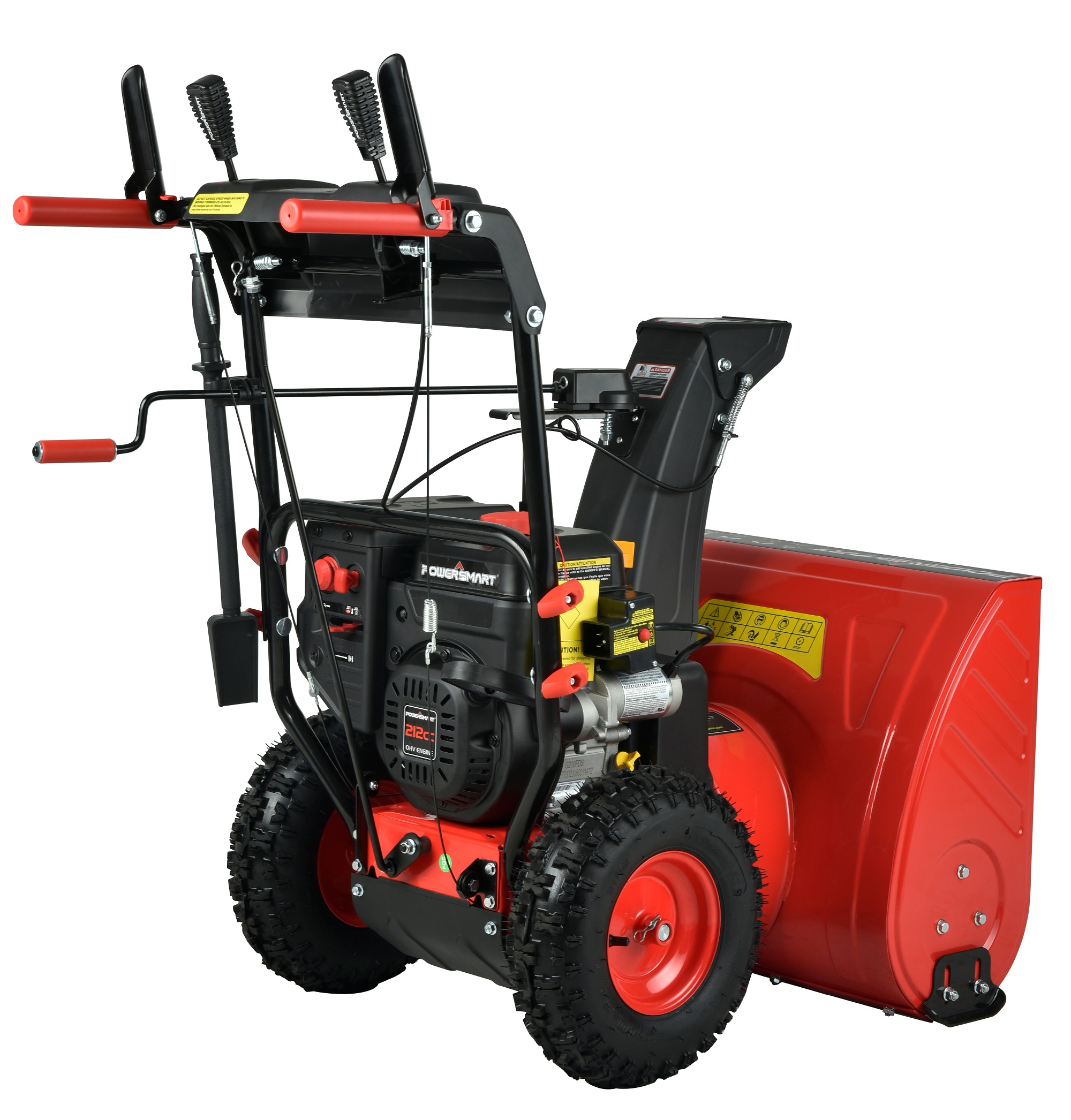 PowerSmart PSSW24 24 in. 212cc 2-Stage Electric Start Gas Snow Blower - image 4 of 8