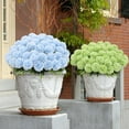 thumbnail image 5 of 6 Bundles Artificial Flowers UV Resistant Outdoor Plants No Fade Faux Plastic Shrubs Fake Silk Flowers Window Box Garden Porch Home Decoration (Blue), 5 of 5