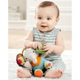 thumbnail image 3 of Skip Hop Bandana Buddies Baby Activity and Teething Toy with Multi-Sensory Rattle and Textures, Elephant, 3 of 5
