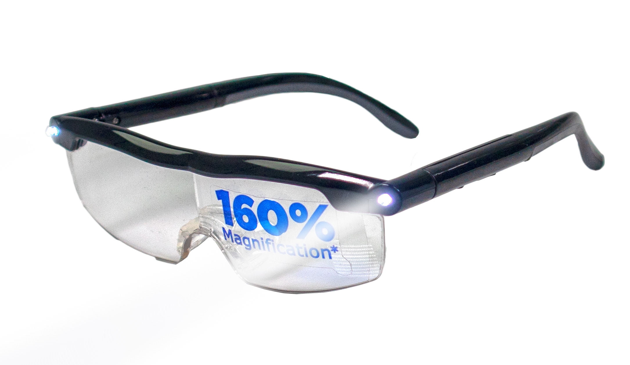 Mighty Sight Deluxe Lighted Magnifying Eyewear Glasses Read for sale online