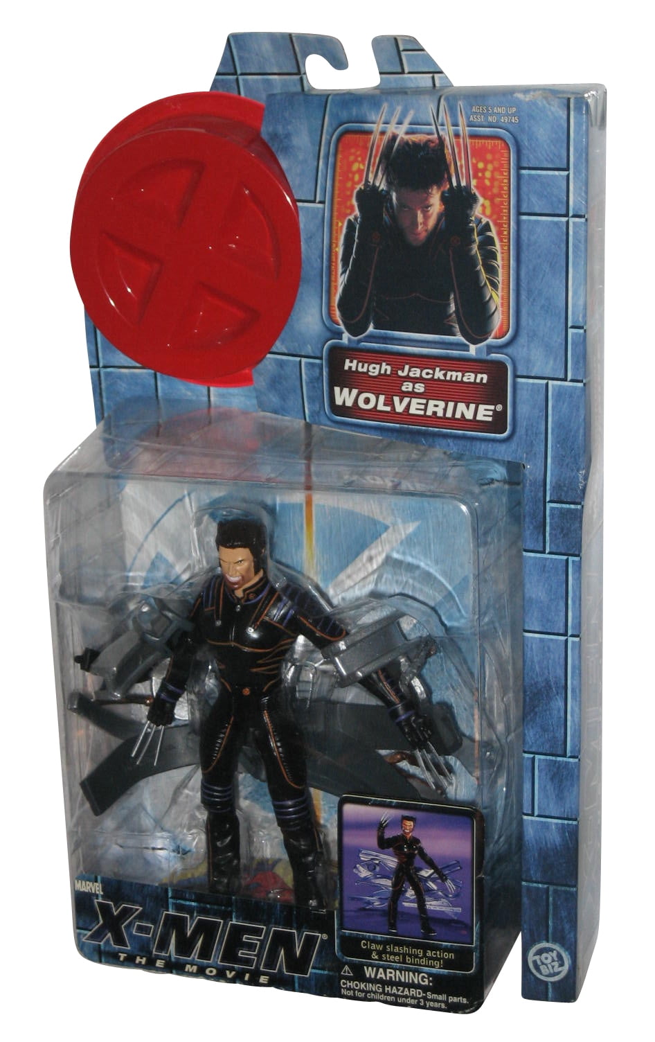 Marvel Comics XMen Movie Hugh Jackman Wolverine Claw Toy Biz Figure