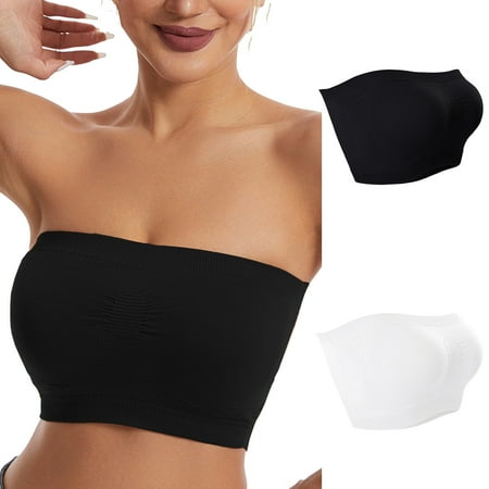 LLYWEY Wireless Bralette Discounts Front Closure Bras Seniors Ladies Underwire Bra Style-1312 Women Compression Bra Feature Adult Female Cotton Sports Bras White 38B