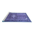 thumbnail image 2 of Ahgly Company Machine Washable Indoor Round Persian Blue Traditional Area Rugs, 6' Round, 2 of 4