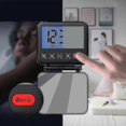 thumbnail image 4 of Foldable Digital Travel Alarm Clock Folding Bedside Clock With Snooze Mode - shang jue, 4 of 5
