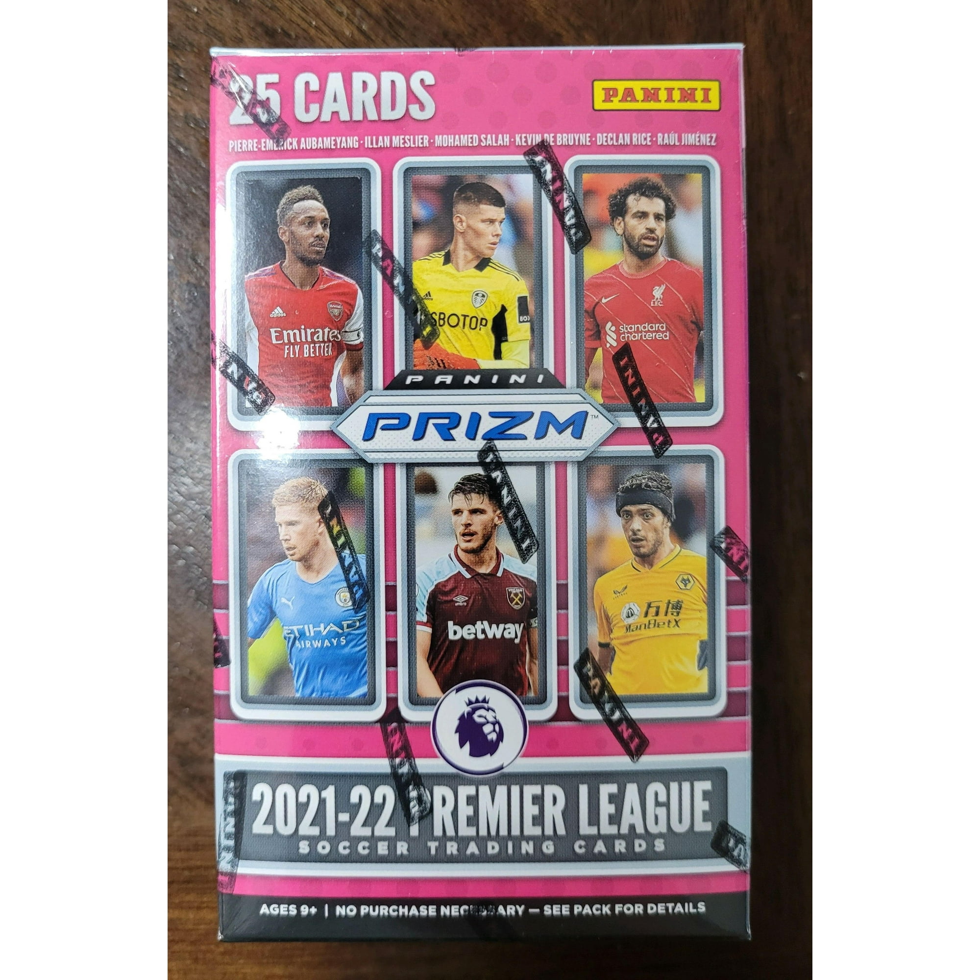 2021-22 Panini Prizm Premier League Soccer Cereal Box 