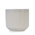 thumbnail image 5 of Garden Pots Ceramic Flowerpot, Modern Planter for Patio, Garden, Windowsill - White,Outdoor Planters, 5 of 11