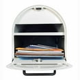 thumbnail image 6 of Gibraltar Mailboxes Reliant Locking Steel Residential Post Mount Mailbox, White, 6 of 8