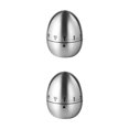 thumbnail image 3 of Guardoinrt Kitchen Timer Steel Egg Timing Tools Metal Manual Alarm Clock Sports 2Set, 3 of 6