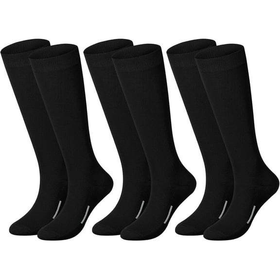 3 Pairs Soccer Socks Bulk Baseball Sock Youth High Long Tube Softball Football Team Boys Girls Adults Sport Sock