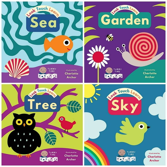 Child's Play Books Look Touch Learn 4/Set (CPY9781835320778)