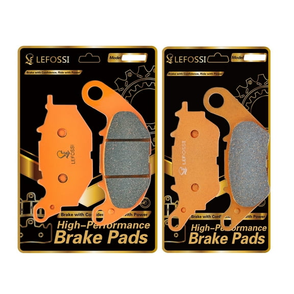 LE LEFOSSI Front Rear Carbon Fiber Brake Pads Compatible with Yamaha YZF-R3 YZFR3 YZF R3 2015-2024, MTN320 MTN 320 2015-2020, MT-03 MT03 2016-2020, X MAX 300 2018-2021 2022 2023 2024 FA662F FA663R