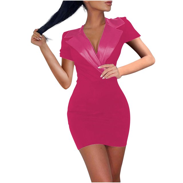 LWZWM Women's Sexy Dress Club Party Dress Gowns Evening Dress Short