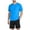 Sky Blue1, variant on StSilkitty Mens 2 Piece Tracksuit Sets Solid Color Short Sleeve Crewneck T Shirts and Shorts Outfits Running Athletic Set