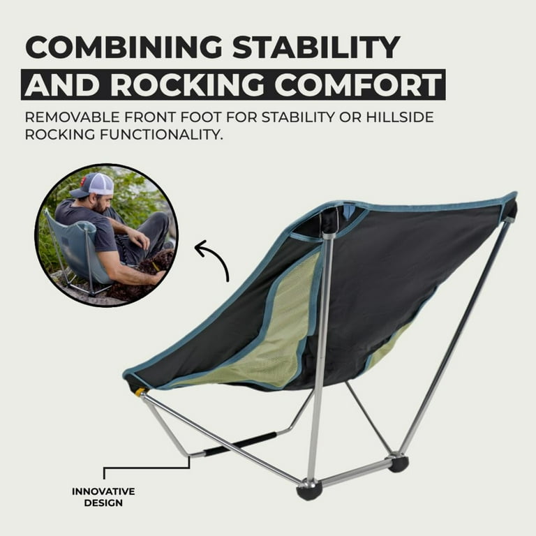 Grand Trunk Mayfly Low Profile Ground Chair ‚Äì Portable Reclining