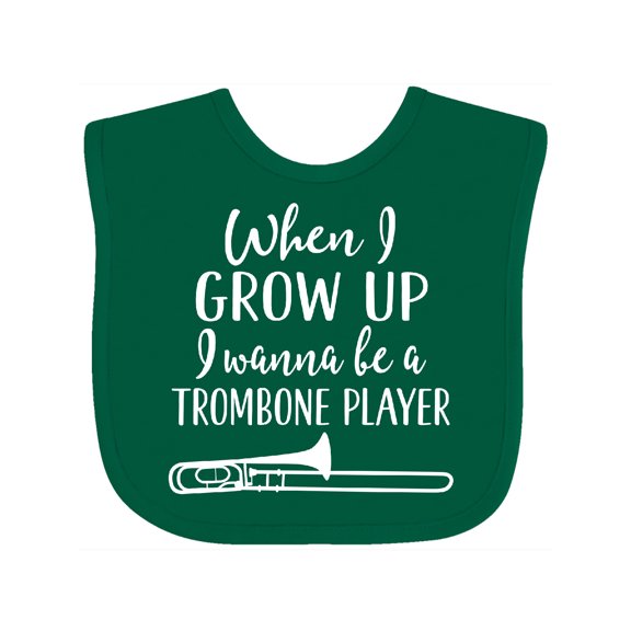 Inktastic Future Trombone Player Music Boys or Girls Baby Bib
