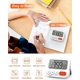 thumbnail image 2 of Digital Timer Egg Timer Digital Kitchen Timer with Clock, Stopwatch, Alarm Clock, Magnet, 3-Level Volume, LCD Display for Learning, Cooking, Sports, 2 of 5