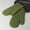 Green, variant on Fabstyles Solo Oven Mitt Set of 2, 100% Cotton Heat Resistant Kitchen Set (7"X12")