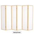 thumbnail image 6 of Red Lantern 6 ft. Tall Eudes Shoji Screen - Natural - 6 Panels, 6 of 6