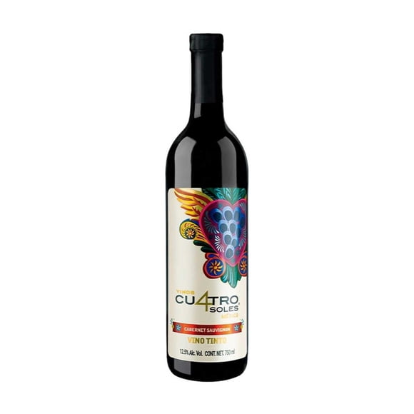 Vino Tinto Cuatro Soles Cabernet Sauvignon 750 ml