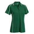 thumbnail image 6 of Expert Brand Women's Oxymesh™ Dry Fit Athletic Malibu Polo Shirt, Forest Green, XL, 6 of 7